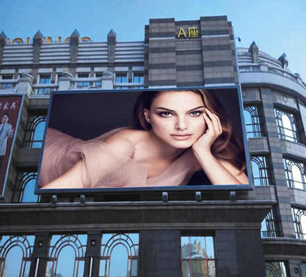 P10 1/4 Scan Μεγάλη εξωτερική διαφημιστική οθόνη LED υψηλής φωτεινότητας 3 χρόνια εγγύηση