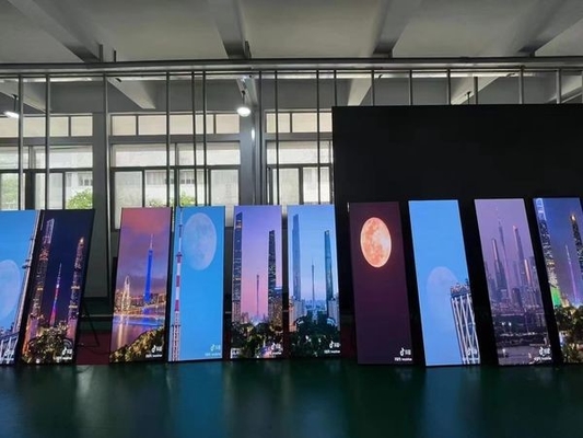 HD LED αφίσα οθόνη P2.5 πλήρες χρώμα πάτωμα στέκεται διαφήμιση 1/16 τοίχος σάρωση