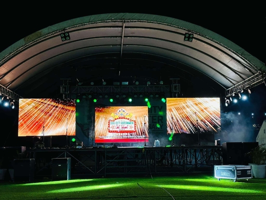P3 SMD Εσωτερική οθόνη ενοικίασης LED RGB, πλήρης χρώσης 2500nits φωτεινότητα Υλικό σιδήρου / χάλυβα
