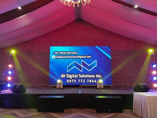 SMD2121 P5 Πλήρης χρώσης διαφήμιση LED Σκηνή αλουμινίου 320mm x160mm Μέγεθος μονάδας 40000 κουκίδες / τετραγωνικό μέτρο πυκνότητα σημείων 3
