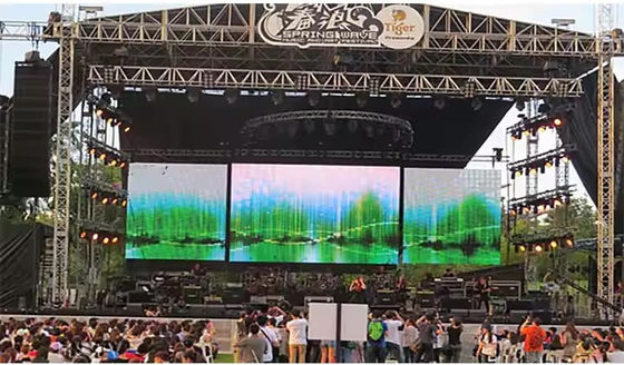 P4 Indoor Aluminum Panel HD Waterproof SMD LED Screen Πίνακα διαφημίσεων 1R1G1B ενοικίαση LED οθόνης τοίχου βίντεο