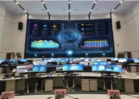 Εξωτερική ενοικίαση Σκηνοθέτηση από αλουμίνιο RGB LED οθόνη P3.91 Αδιάβροχη πολυοθόνη Ευέλικτη HD SMD DC5V