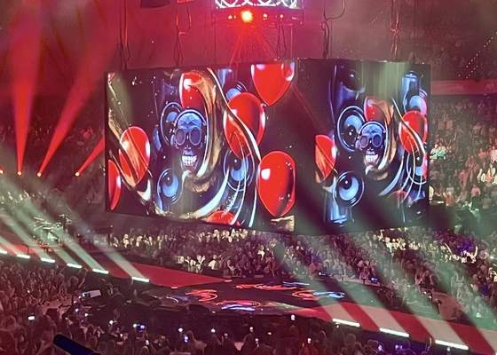 Εξωτερική διαφήμιση αλουμινίου RGB LED πλήρους χρώματος προσαρμοσμένη οθόνη Flex Module P4 υψηλής ανάλυσης