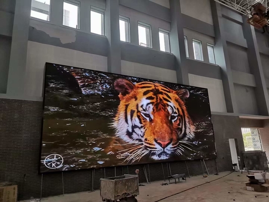Υψηλή φωτεινότητα εσωτερικό P4 LED βίντεο τοίχος Υπερ λεπτή πετάξτε αλουμίνιο σίδηρο ατσάλι ντουλάπι