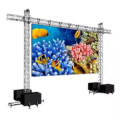 Εξωτερική πλήρης χρωματική οθόνη LED P8mm HD IP65 σταθερή εγκατάσταση