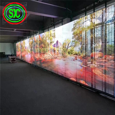 6.2kg βάρος ντουλάπις Διαφανής οθόνη LED με SMD2121 τύπου Led και μέθοδος οδήγησης