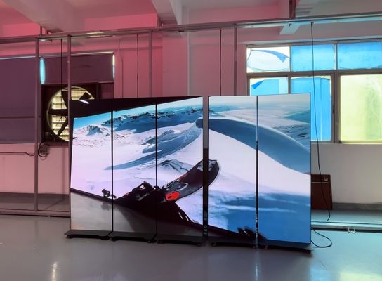 Πλήρης χρωματική ικανότητα βίντεο Γίγαντας 20ft σταθερή οθόνη LED Αδιάβροχη βαθμολογία IP65