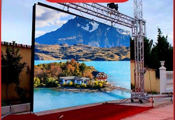 Αδιάβροχη οθόνη LED IP65 υψηλής φωτεινότητας πλήρους χρώματος διαφήμισης εξωτερικού P8