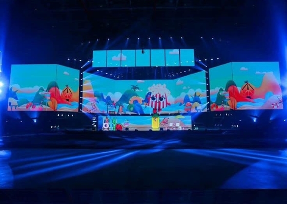 1R1G1B Εσωτερική ψηφιακή οθόνη LED 160000 pixels/square meter P2.5