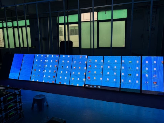 Μίσθωση εξωτερικής διαφήμισης οθόνης LED P6 32*32 ανάλυσης Αλουμίνιο
