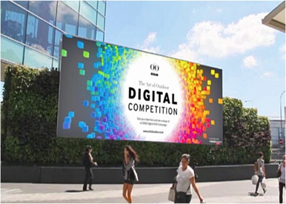 Αδιάβροχη οθόνη LED IP65 υψηλής φωτεινότητας πλήρους χρώματος διαφήμισης εξωτερικού P8