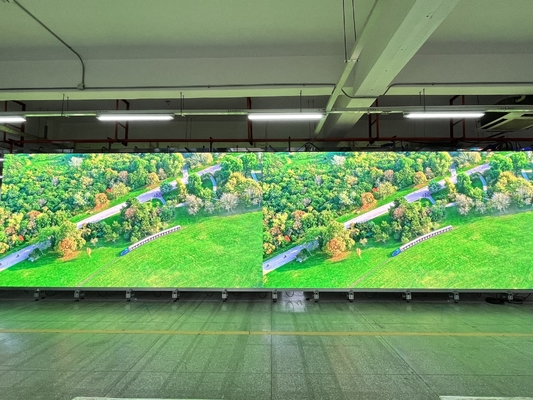 Μεγάλη οθόνη LED οθόνη τοίχου Ευέλικτη P4.81 εσωτερική σταθερή εγκατάσταση / ενοικίαση