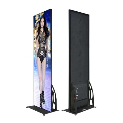 Μεγέθος οθόνης 680x2000mm Οθόνη αφίσας LED με υψηλή ανάλυση 209*104 και μέγεθος μονάδας 320x160mm