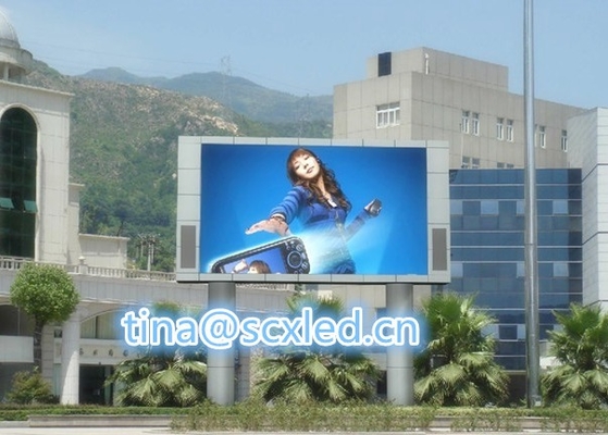 Ενοικίαση οθόνης Σιδηρούν κουτί / πεταμένο αλουμίνιο P20 αδιάβροχη οθόνη LED βίντεο τοίχος εξωτερική δυναμική αφίσα διαφήμιση