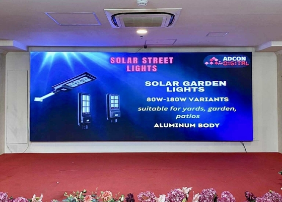 Ενοικίαση / Σκηνή LED οθόνης από αλουμίνιο πεταμένο με έλαση Μεγάλη λειτουργία σάρωσης 1/4 Ανάλυση 40*20mm
