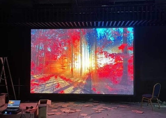 HD Σκηνικό Slim 500x500mm ντουλάπια LED Πίνακα εσωτερικού P3.91 ενοικίαση