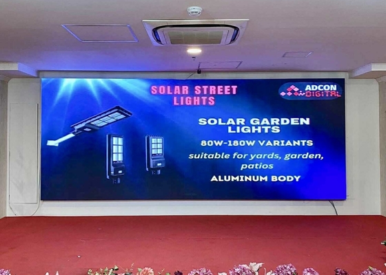 COB P1.25 Pitch Ultra High Definition Rental LED Display εσωτερικό σύστημα NOVA HD 1R1G1B