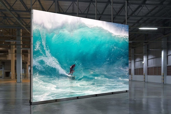 Εσωτερική οθόνη LED πλήρους χρώματος P3.91 500*500mm Pixel Shopping Mall ενοικίαση βίντεο τοίχος
