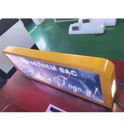 Διπλή πλευρά P5 διαφήμιση LED οθόνη οροφή αυτοκινήτου σήμα ταξί πάνω LED οθόνη