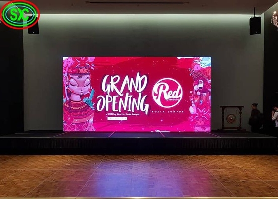 Εσωτερική οθόνη LED πλήρους χρώματος P3.91 500*500mm Pixel Shopping Mall ενοικίαση βίντεο τοίχος