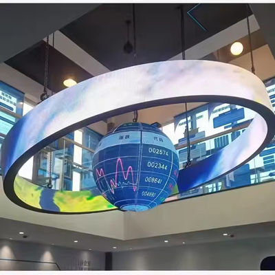 Εξωτερική οθόνη LED κυλίνδρου 360° στήλη καμπύλη οθόνη διαφημιστική πινακίδα