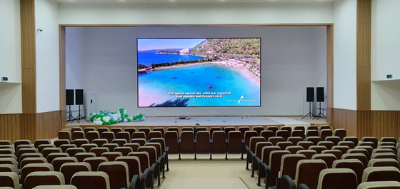 Εσωτερική πλήρης χρώσης οθόνη LED P4 υψηλό ποσοστό ανανέωσης
