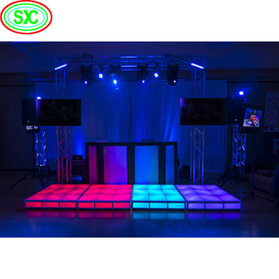Υψηλής φωτεινότητας Epistar Chip LED Dance Floor με 8PCS Module Qty και ≥100 Life Span