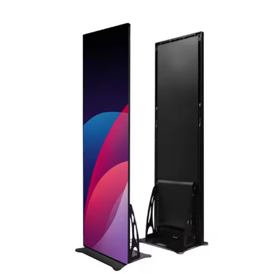 680x2000mm Μέγεθος οθόνης P1.53mm Πίτσα LED αφίσα οθόνη με αλουμινένιο ντουλάπι