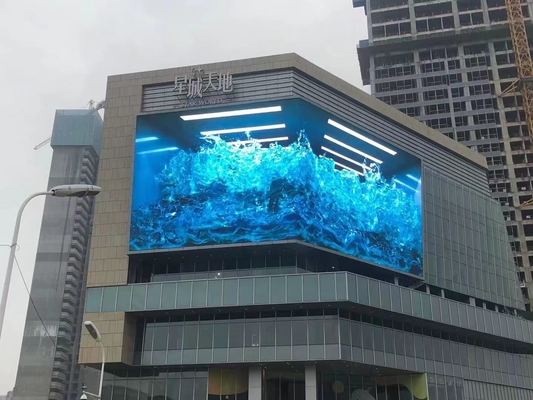 Εξωτερική πλήρης χρώσης οθόνη LED Nationstar P10 για σταθερή εγκατάσταση Αδιάβροχη και υψηλής φωτεινότητας διαφημιστική οθόνη βίντεο