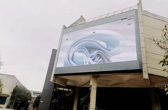 Εξωτερική πλήρης χρώσης οθόνη LED Nationstar P10 για σταθερή εγκατάσταση Αδιάβροχη και υψηλής φωτεινότητας διαφημιστική οθόνη βίντεο