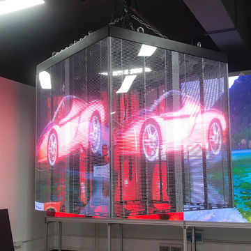 Καλή τιμή Διαφανής οθόνη LED - Διαφανές τοίχος βίντεο LED με τύπο SMD2121 σε απευθείας σύνδεση