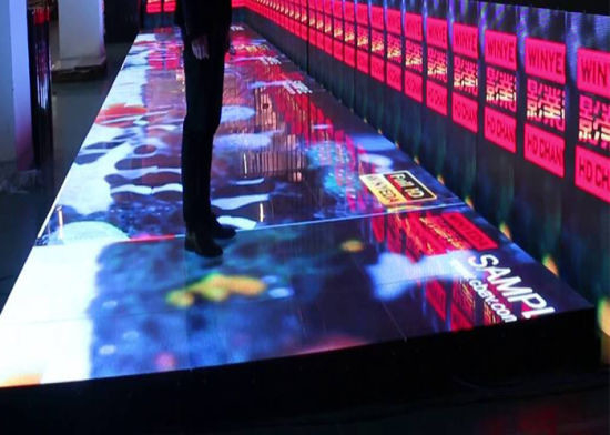 P3 Party Event Indoor Outdoor Led Dance Floor Screen 500*1000mm Cabinets Full Color