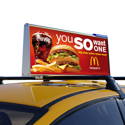 Αποτελεσματική Διαφήμιση LED Billboard Αυτοκινήτου με βήμα 5mm με πρότυπο CE/ROHS/FCC/ISO2001