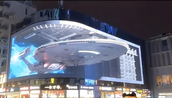 Εξωτερική Έγχρωμη Οθόνη LED P8 Υψηλής Φωτεινότητας Video Wall για Εξωτερική Διαφήμιση με Διάρκεια Ζωής 50000 Ώρες - Όλα Λευκά