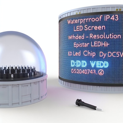 Αδιάβροχη LED σφαίρα IP43 με ανάλυση Epistar Led Chip DC5V