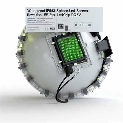 Αδιάβροχη LED σφαίρα IP43 με ανάλυση Epistar Led Chip DC5V