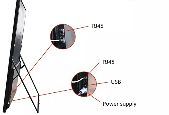 Οθόνη LED Poster Αλουμινίου με Ερμάριο, με βήμα P2.5mm και μέγεθος module 320x160mm