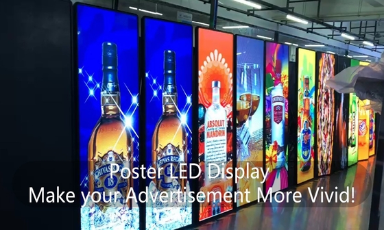 Διαφημιστική οθόνη LED με πάνελ αλουμινίου με διαμόρφωση χρωμάτων 1R1G1B