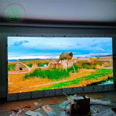Μέγεθος μονάδας 320*160mm Έγχρωμη οθόνη LED εσωτερικού χώρου Μέγεθος ντουλαπιού 640*640mm για διαφήμιση εσωτερικού χώρου