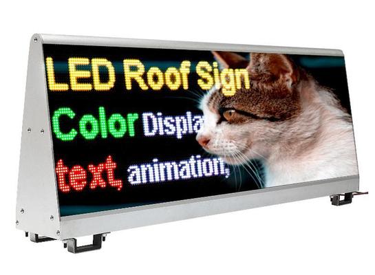 Καλή τιμή Προσαρμόσιμο Ασύγχρονο LED Billboard Αυτοκινήτου με Ανάλυση Οθόνης 192*64 κουκκίδων σε απευθείας σύνδεση