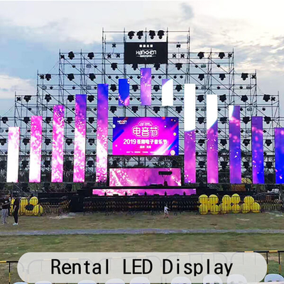 Ενοικίαση αποθεμάτων αποθήκης LED Display με ντουλάπι από χυτό αλουμίνιο και βάρος μονάδας 0,25 Kg