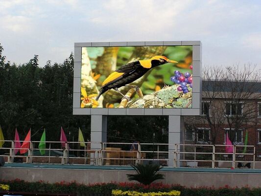 Οθόνη LED Εξωτερικού Χώρου Πλήρους Χρώματος P10 Μεγάλης Διάρκειας Ζωής Με Υψηλό Βαθμό Προστασίας IP65 Και Χαμηλή Εξασθένηση Για Εξωτερική Διαφήμιση