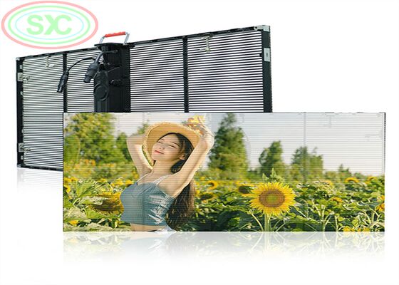 Καλή τιμή Διαφανής οθόνη LED με ειδικό μέγεθος με LED smd2525 και πλάτος των pixel 78125mm που παρέχει ομαλό και καθαρό περιεχόμενο βίντεο και γραφικών σε απευθείας σύνδεση