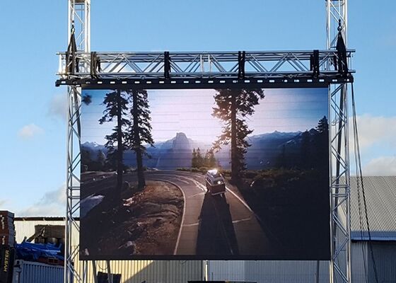 Υδροστερό ανοιχτό ντουλάπι p6 εξωτερική οθόνη full color led