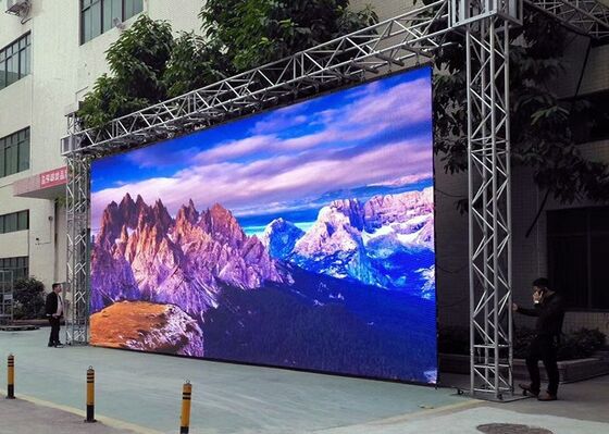 Λαμπτήρας LED P3.91 Οθόνη LED Εσωτερικού / Εξωτερικού Χώρου Επιτοίχια Οθόνη LED ρυθμός ανανέωσης 3840hz