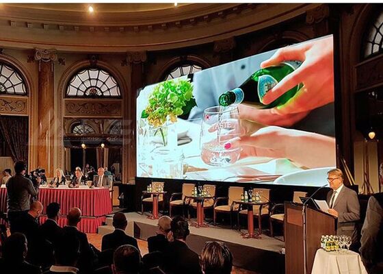 Λαμπτήρας LED P3.91 Οθόνη LED Εσωτερικού / Εξωτερικού Χώρου Επιτοίχια Οθόνη LED ρυθμός ανανέωσης 3840hz