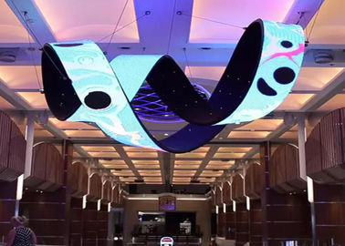 Στάδιο Μεγάλη οθόνη LED οθόνη τοίχου Ευέλικτη P4.81 εσωτερική σταθερή / ενοικιαζόμενη εγκατάσταση