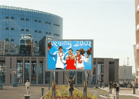 P10 Εξωτερική υδατοασφαλής πλήρης έγχρωμη οθόνη LED 10mm Pixel 10000pixels/M2