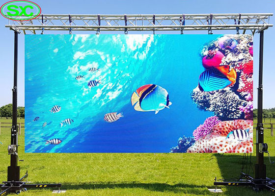 P5 υπαίθριες οδηγημένες ενοίκιο οθόνες επίδειξης για το μεγάλο υπόβαθρο σκηνών συναυλίας με Die-Casting το γραφείο αργιλίου