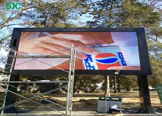 Καλή τιμή p10 διαφήμιση του μεγάλου πλήρους υπαίθριου οδηγημένου στήλη τηλεοπτικού τοίχου οθόνης χρώματος σε απευθείας σύνδεση